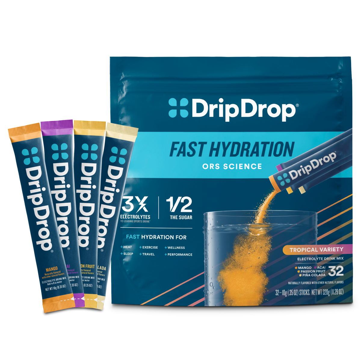 dripdrop-tropical-variety-pack-electrolyte-powder-8-oz-sticks-32-count-v6 Tropical_Variety_-_32ct_-_Transparent.png