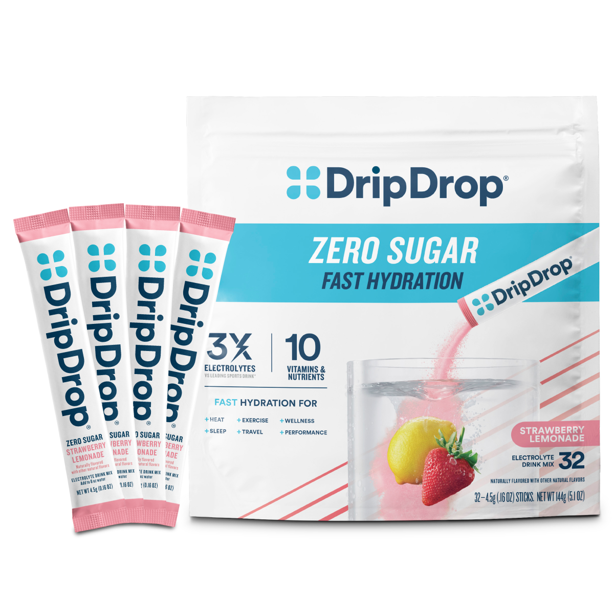 dripdrop-zero-sugar-strawberry-lemonade-electrolyte-powder-8-oz-sticks-32-count-b2 Zero_Strawberry_Lemonade_-_32ct_-_Transparent.png
